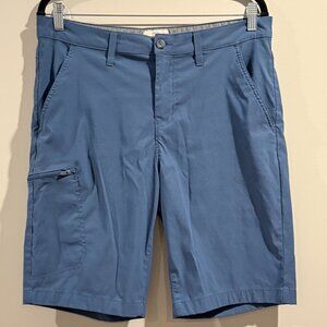 Weatherproof Vintage Performance Lightweight Golf Shorts Blue W34